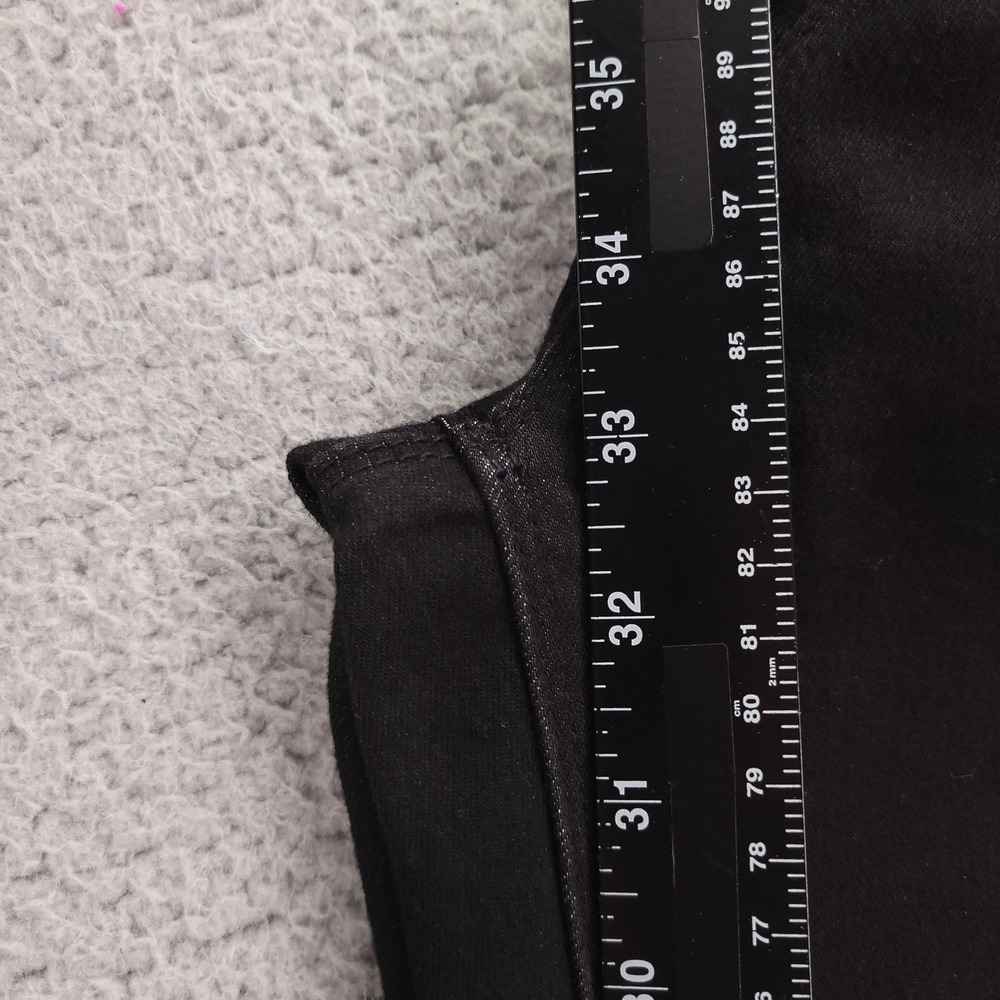 WHBM Jeans Size 6 Skinny Flare Leg Mid Rise Black Stretch Denim 29x33 - Picture 15 of 16